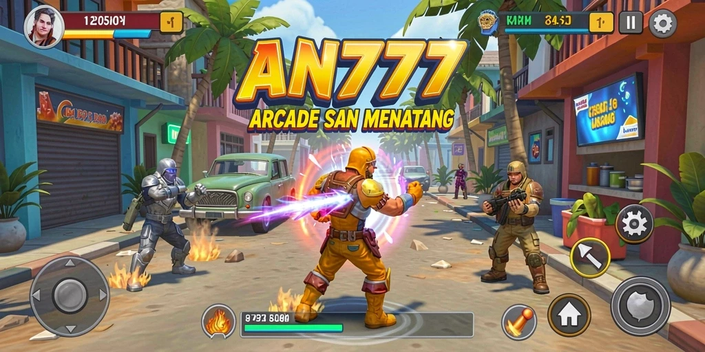 Tampilan gameplay AN777 yang seru dan menantang.