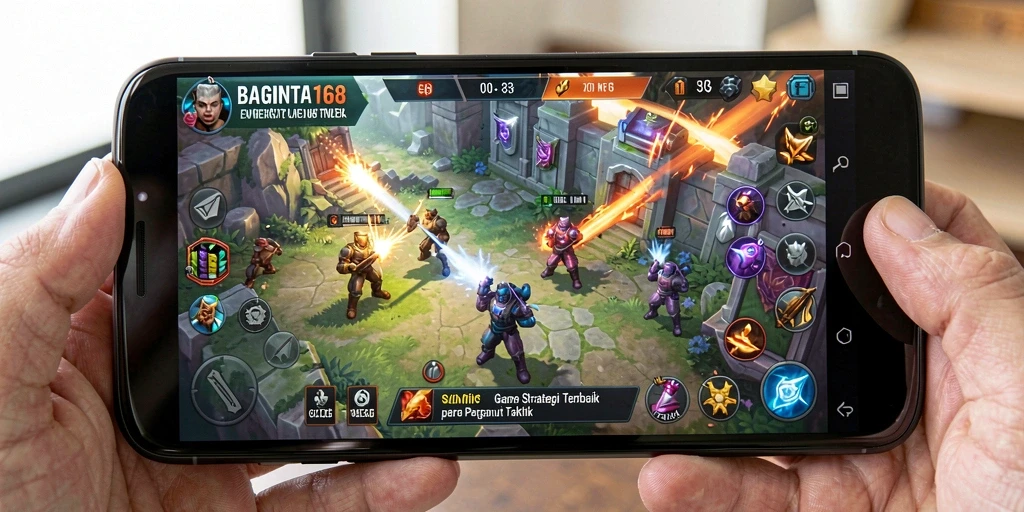 Screenshot utama BAGINTA168 yang menunjukkan gameplay menantang dalam strategi.