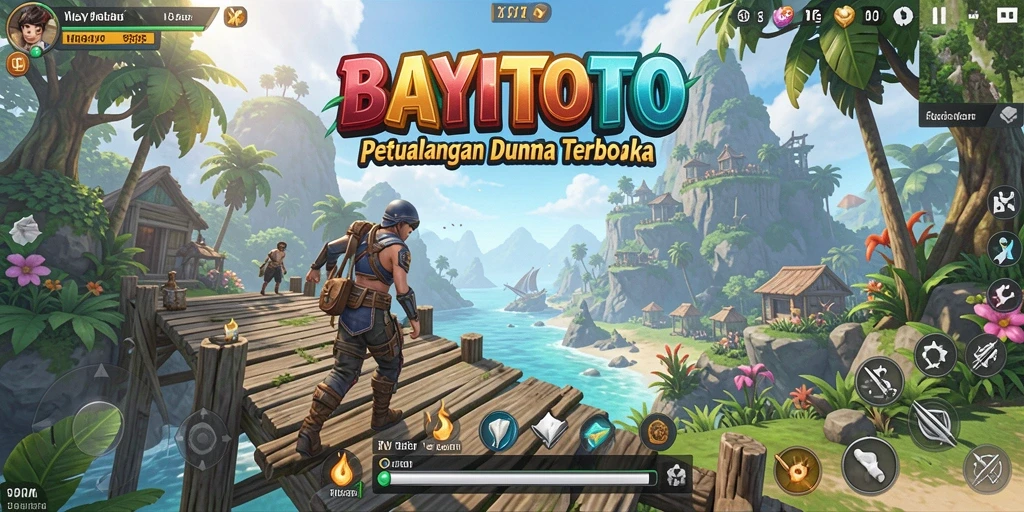 Tampilan gameplay menarik dalam dunia terbuka BAYITOTO.