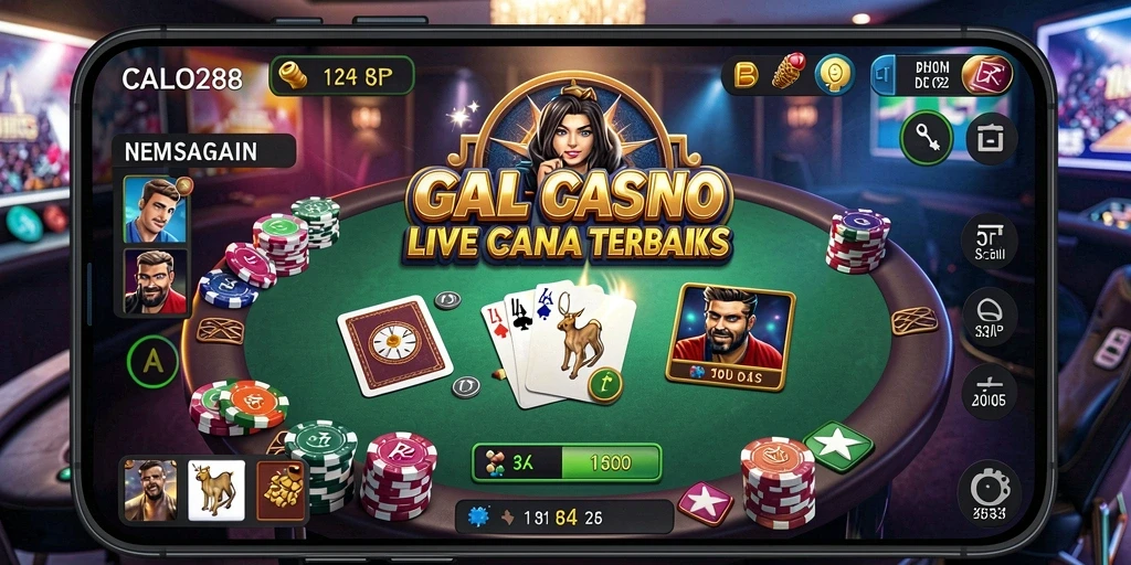 Tampilan gameplay Live Casino yang menarik di CALO288.