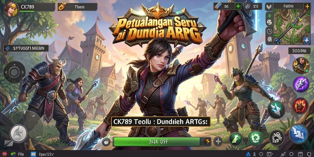 Tampilan gameplay ARPG yang mendebarkan dalam CK789.