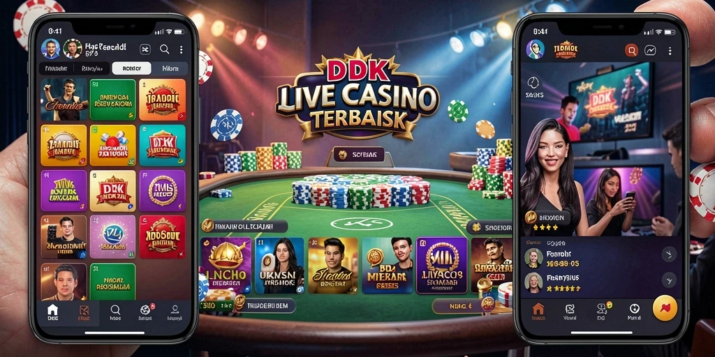 Tampilan gameplay Live Casino yang mengesankan dan interaktif.