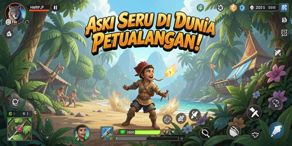 Screenshot gameplay HARAPJP yang menampilkan aksi menegangkan dan grafik yang menawan.