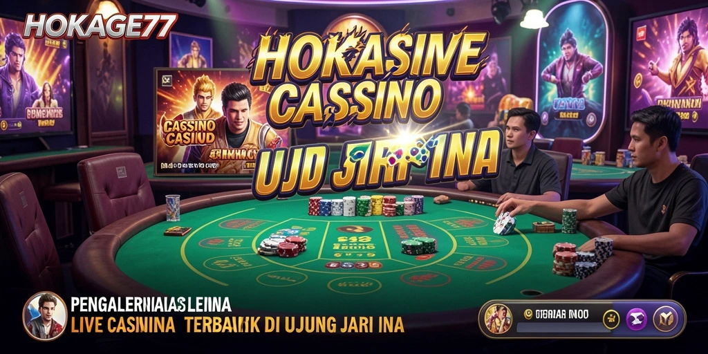 Gameplay HOKAGE77 yang menarik dengan dealer langsung.