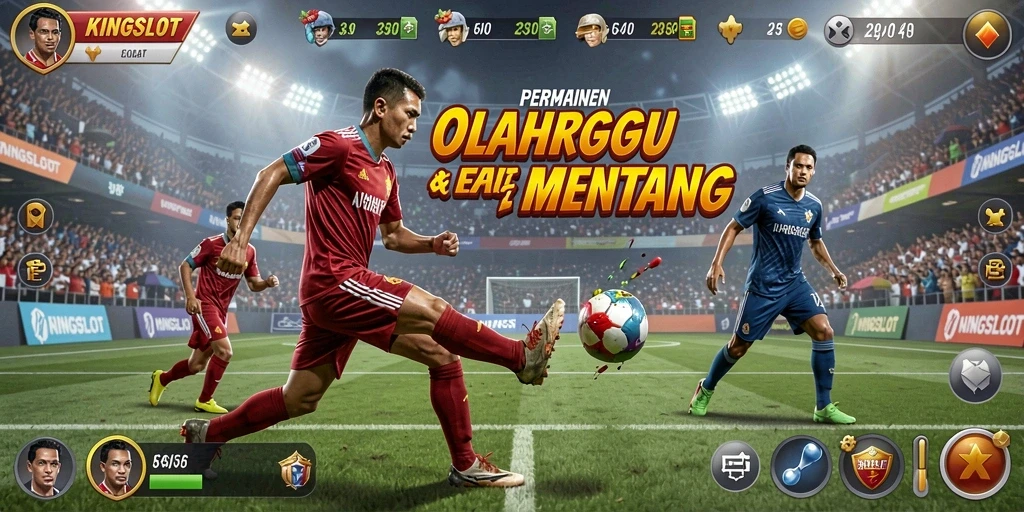 Tampilan gameplay seru KINGSLOT saat bertanding.
