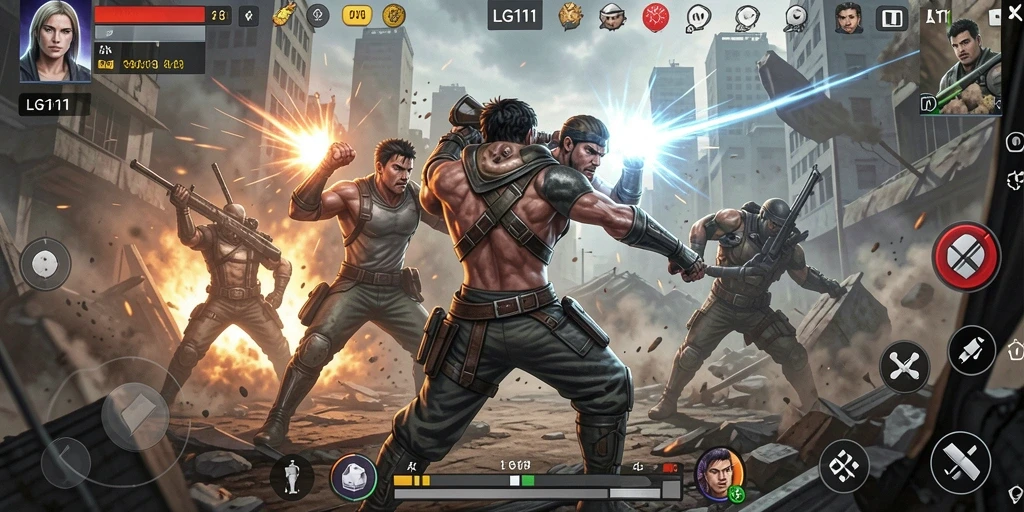 Gambaran mendebarkan dari pertarungan intens di LG111.