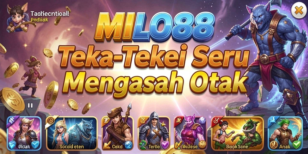 Tampilan gameplay <strong>MILO88</strong> yang menantang dan berwarna-warni.