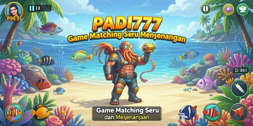 Tampilan gameplay PADI777 dengan berbagai tantangan seru.