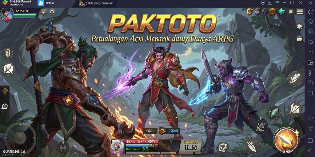 Tangkapan layar aksi mendebarkan dari gameplay PAKTOTO.