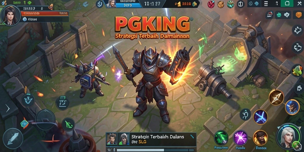 Tampilan gameplay menarik dan penuh strategi di PGKING.