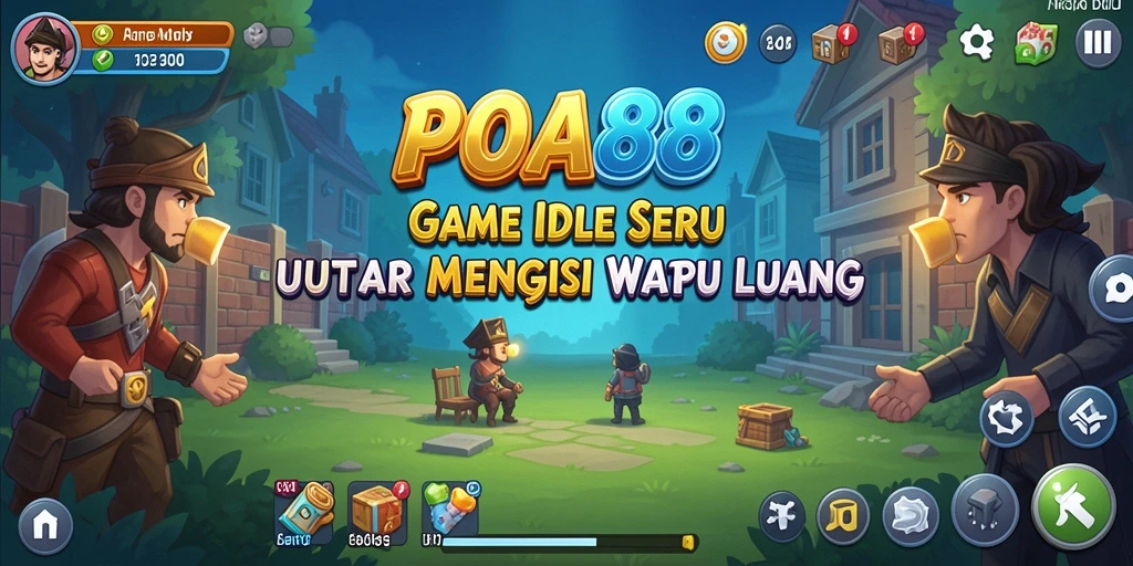 Tampilan gameplay POA88 yang menarik dan penuh warna.