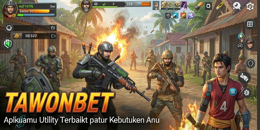 Tampilan antarmuka TAWONBET yang sederhana dan fungsional.