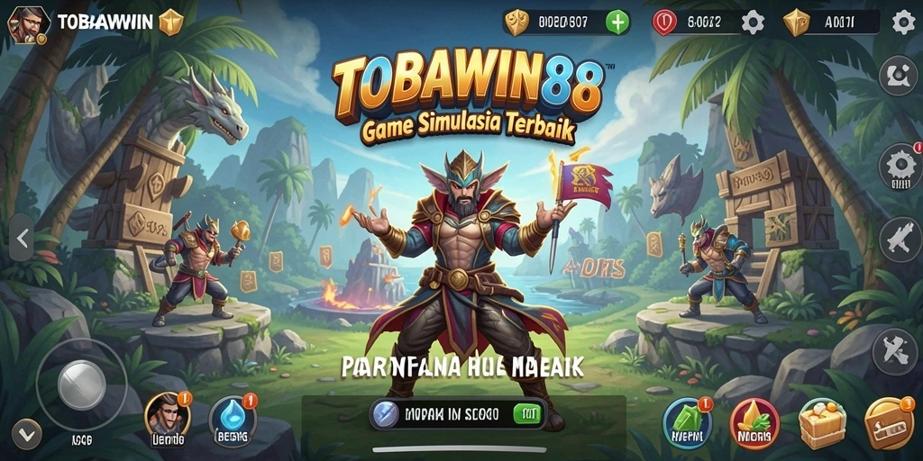 Tampilan gameplay TOBAWIN88 yang seru dan menarik dalam simulasi.
