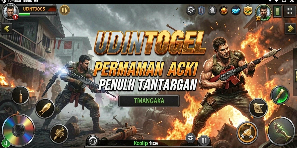 Tampilan aksi mendebarkan dari gameplay UDINTOGEL yang penuh tantangan.