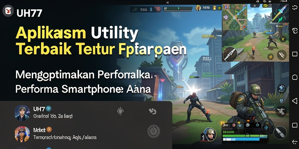 Tampilan UI UH77 yang intuitif dan praktis untuk pengguna.