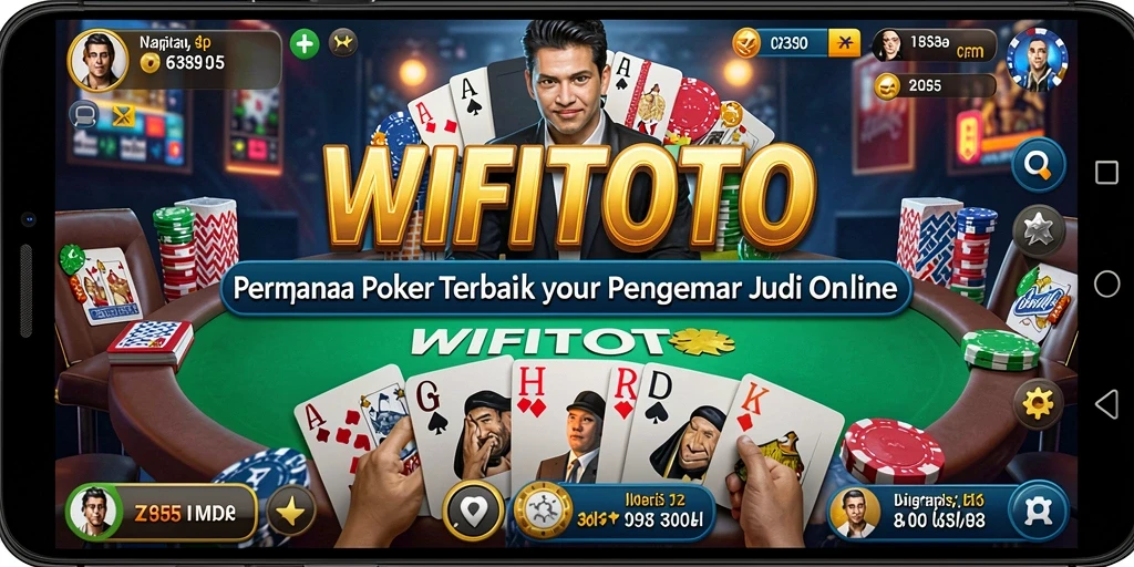 Tangkapan layar gameplay WIFITOTO dengan suasana bermain poker yang mendebarkan.