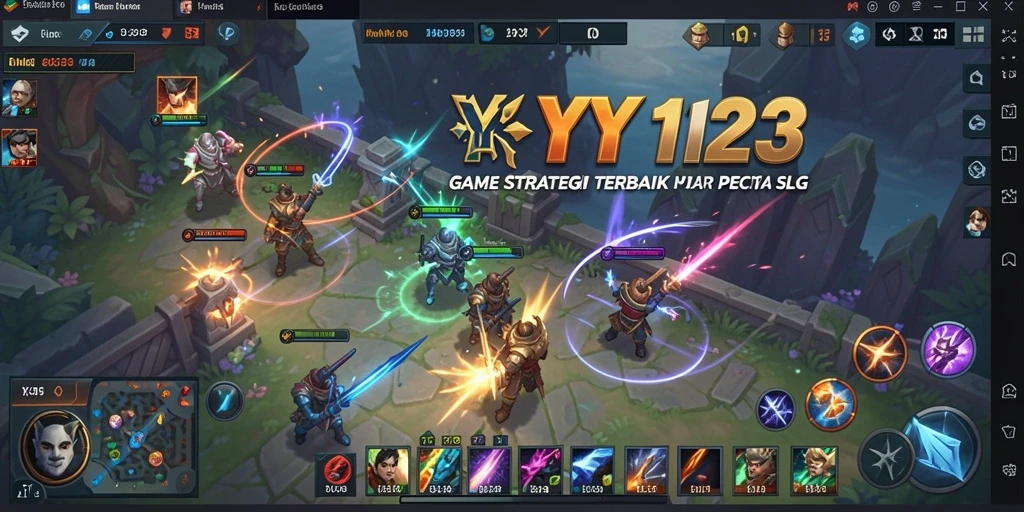 Tangkapan layar gameplay <strong>YY123</strong> menunjukkan strategi dan pertempuran yang menarik.